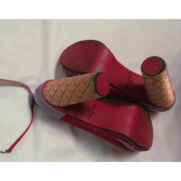 MADAME FLAMINGO ice cream cone heels kawaii shoes - Picture 5 of 5